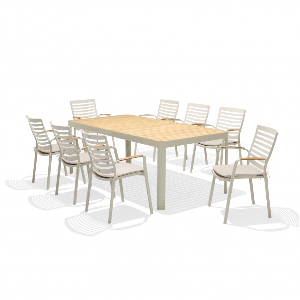 2. Portals carver easy chair, wcsh 8878, table 209x105cm, 75h, ALU CSN, TEA FSC (2)