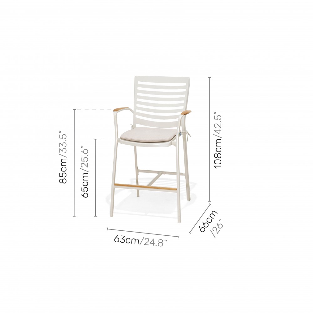 6. PORTALS LOW BAR CHAIR light