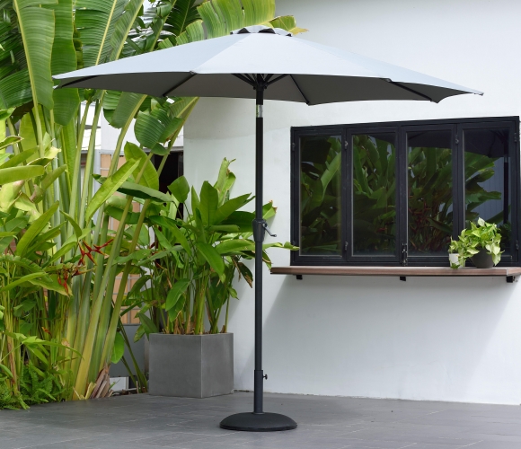 Parasol rond 300cm - Gris