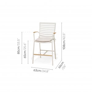 6. PORTALS LOW BAR CHAIR light